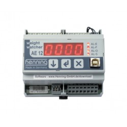 Evaluation unit AE12 with analogue output for 12 rope load sensor max. - OCTÉ