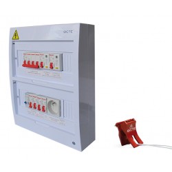 Machine room power supply unit 50 A tripping current C with locking system - OCTÉ
