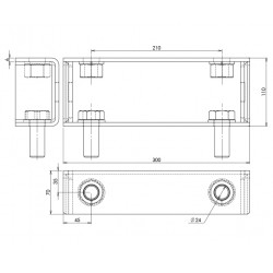 MANGO 950TC MB right horizontal adaptation kit - OCTÉ