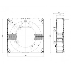 MANGO 400 Low Machine room cover (horizontal left machine) > 2021 - OCTÉ