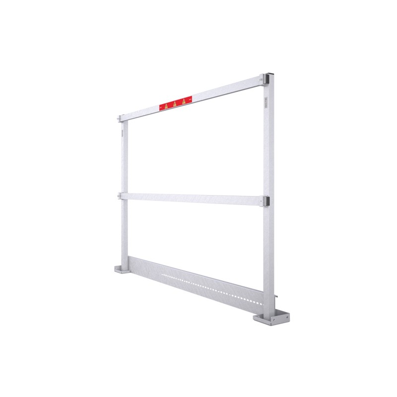 Fixed handrail with mounting brackets - OCTÉ