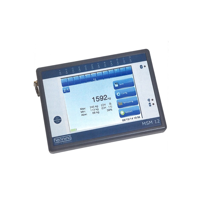 Système d'évaluation mobile MSM 12 BASIC pour capteur de charge - OCTÉ